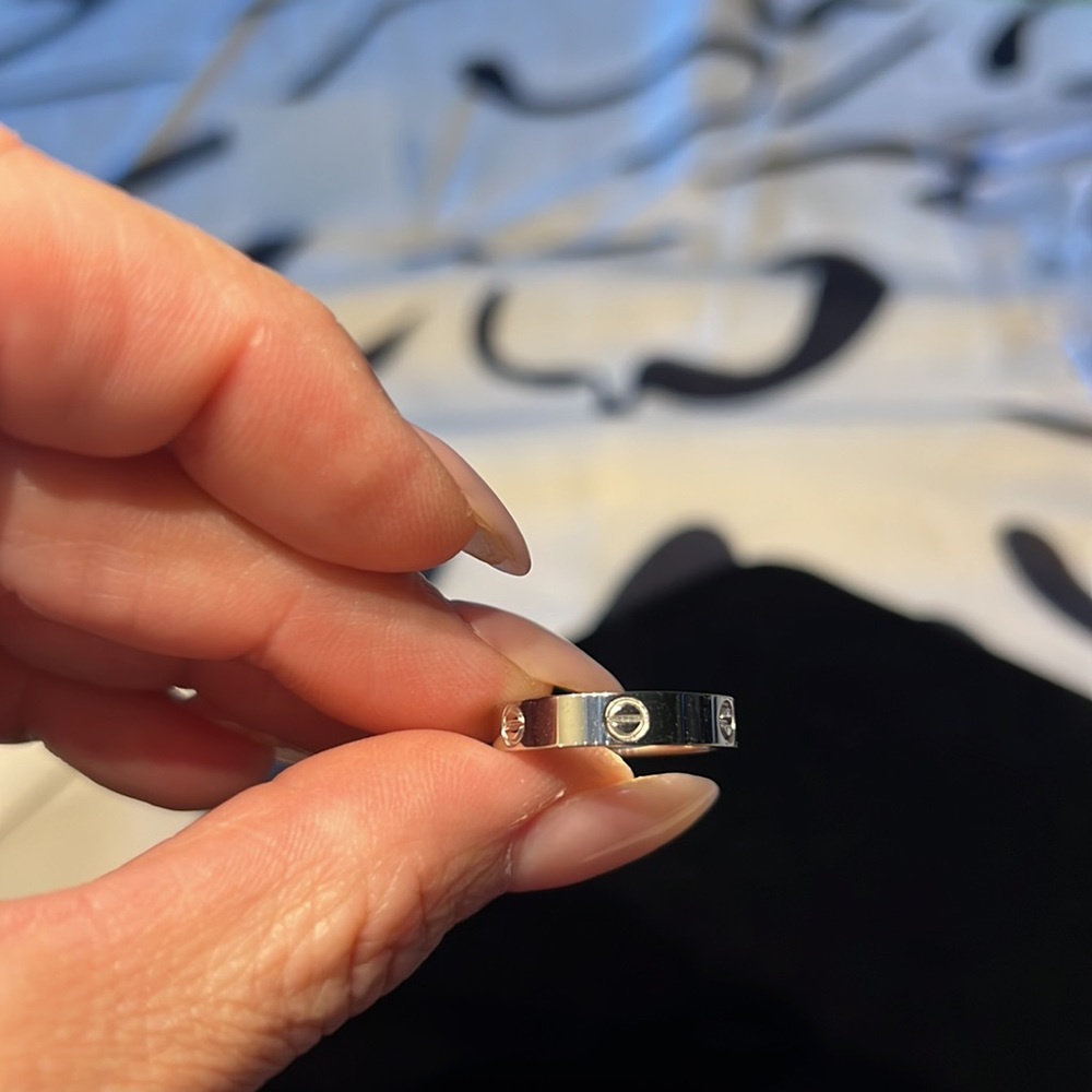 COPY - NEW 925 STERLING SILVER SCREW RING… SIZE 6